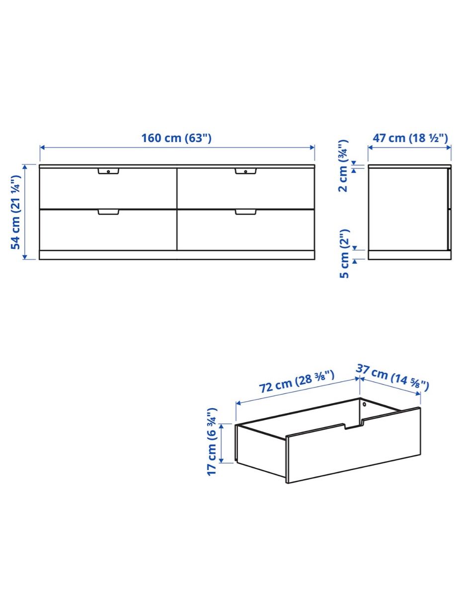 Ikea Kommoden: NORDLI Kommode mit 4 Schubladen IKEA – Neu (gemäss Beschreibung) aus Biel/Bienne von leo_7xzq 4