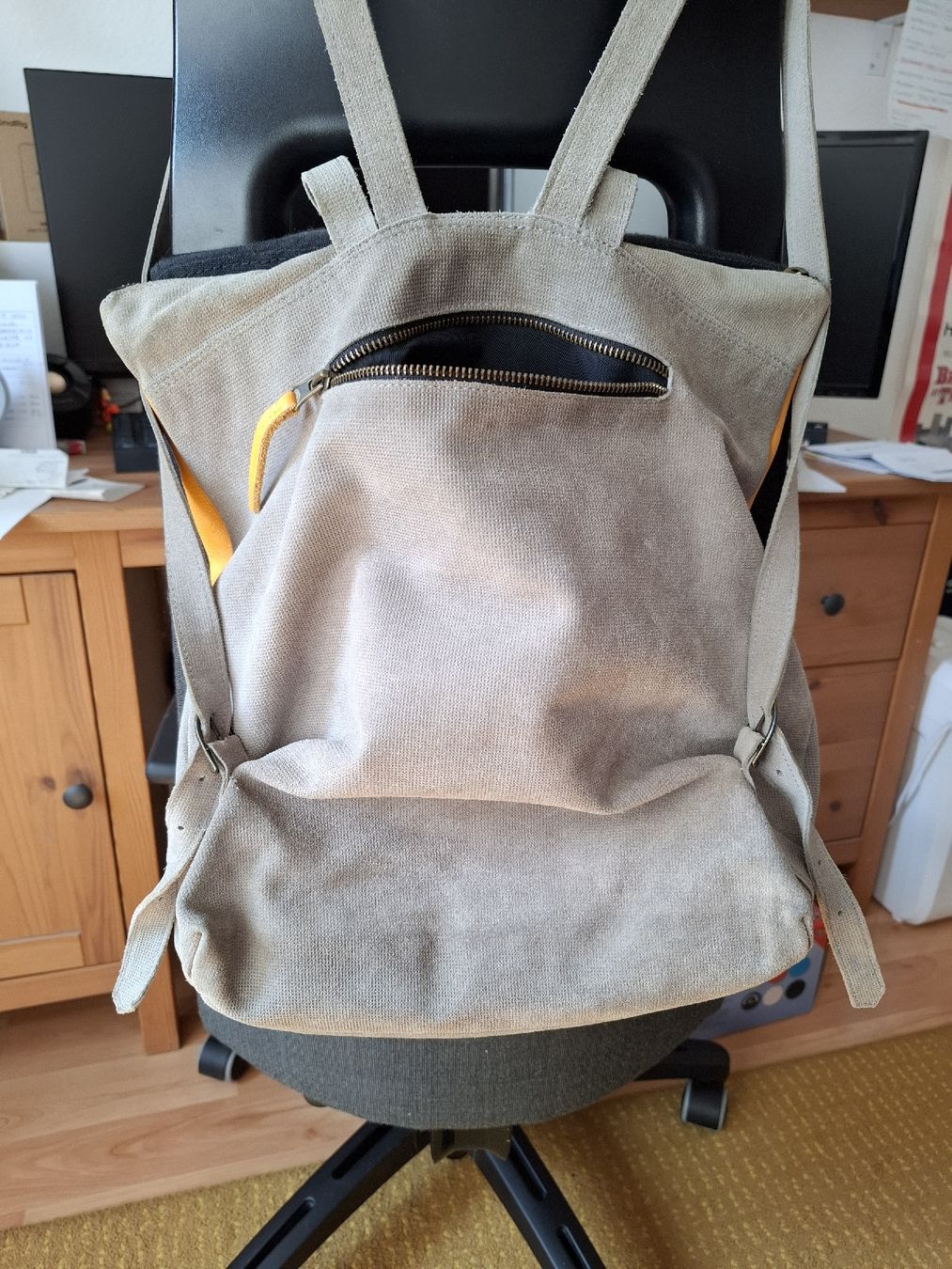 Rucksäcke: Sac à dos en cuir – Gebraucht aus La Tour-de-Peilz von Marin_nette 3