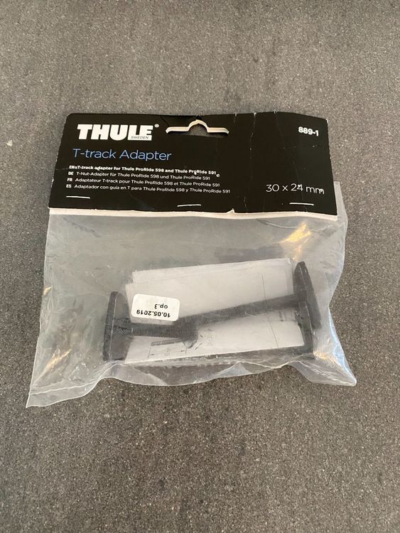 Thule T track Adapter Neu