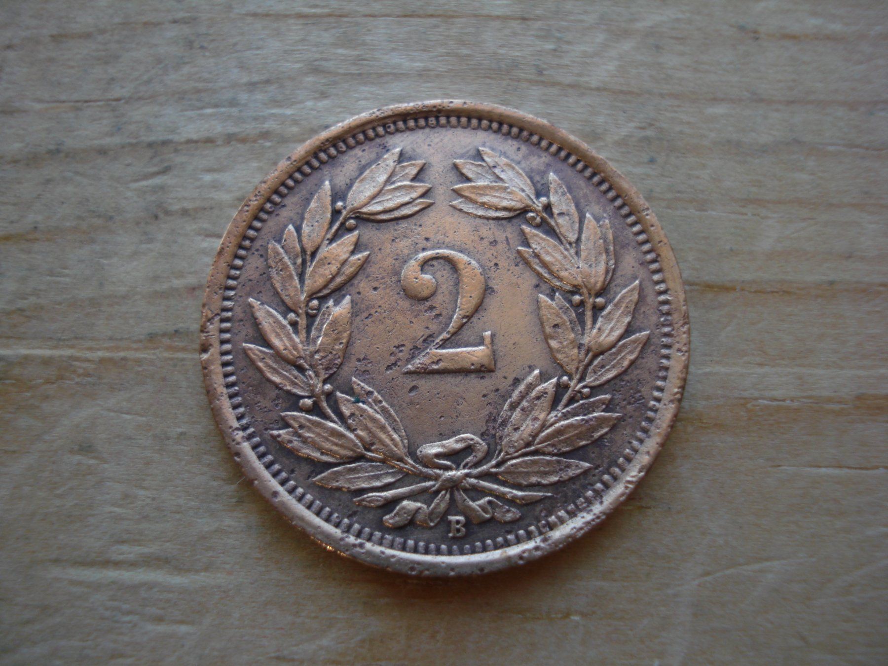 Tutti le monete: (M1) 2 Rappen 1934  VZ – Usato da Erlach venduto da Net-Coins 1