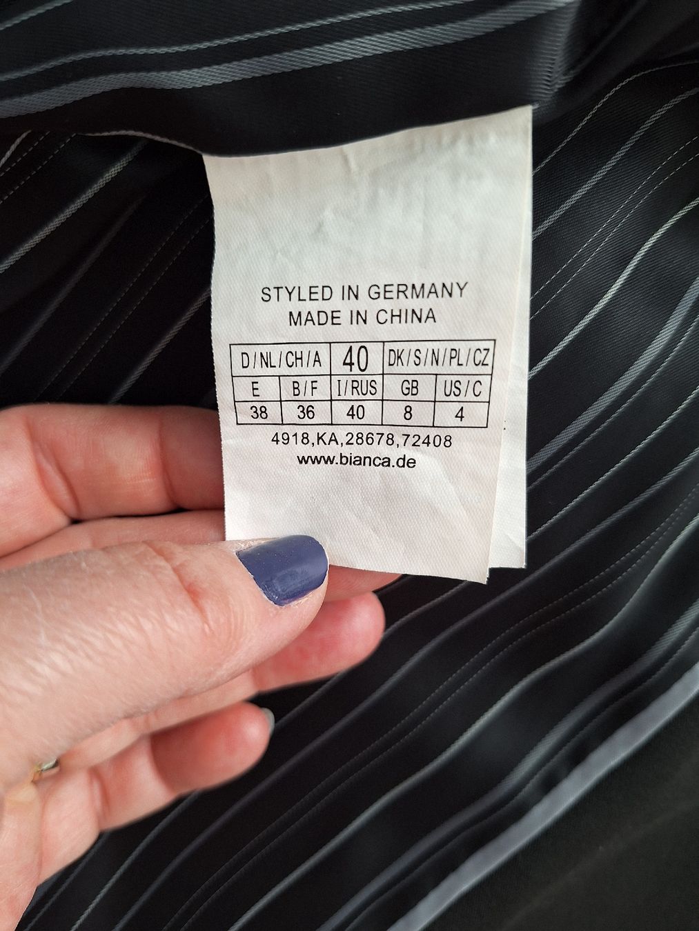 Jacken: Schicker Damen Blazer Grösse 40 Bianca schwarz – Gebraucht aus Brugg AG von ahauserd 1