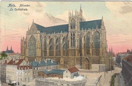 METZ Münster - La Cathédrale, sehr alte AK