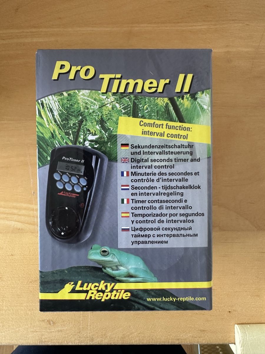 Componenti elettronici: Lucky Reptile Pro Timer II - neu! ET-2P-CH – Nuovo e nell'imballaggio originale da Effingen venduto da is5078