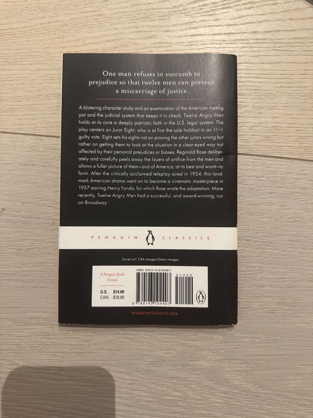 Libri: Reginald Rose: Twelve Angry Men - Penguin Classics Top! – Nuovo e nell'imballaggio originale da Nürensdorf venduto da bee_67ll 1