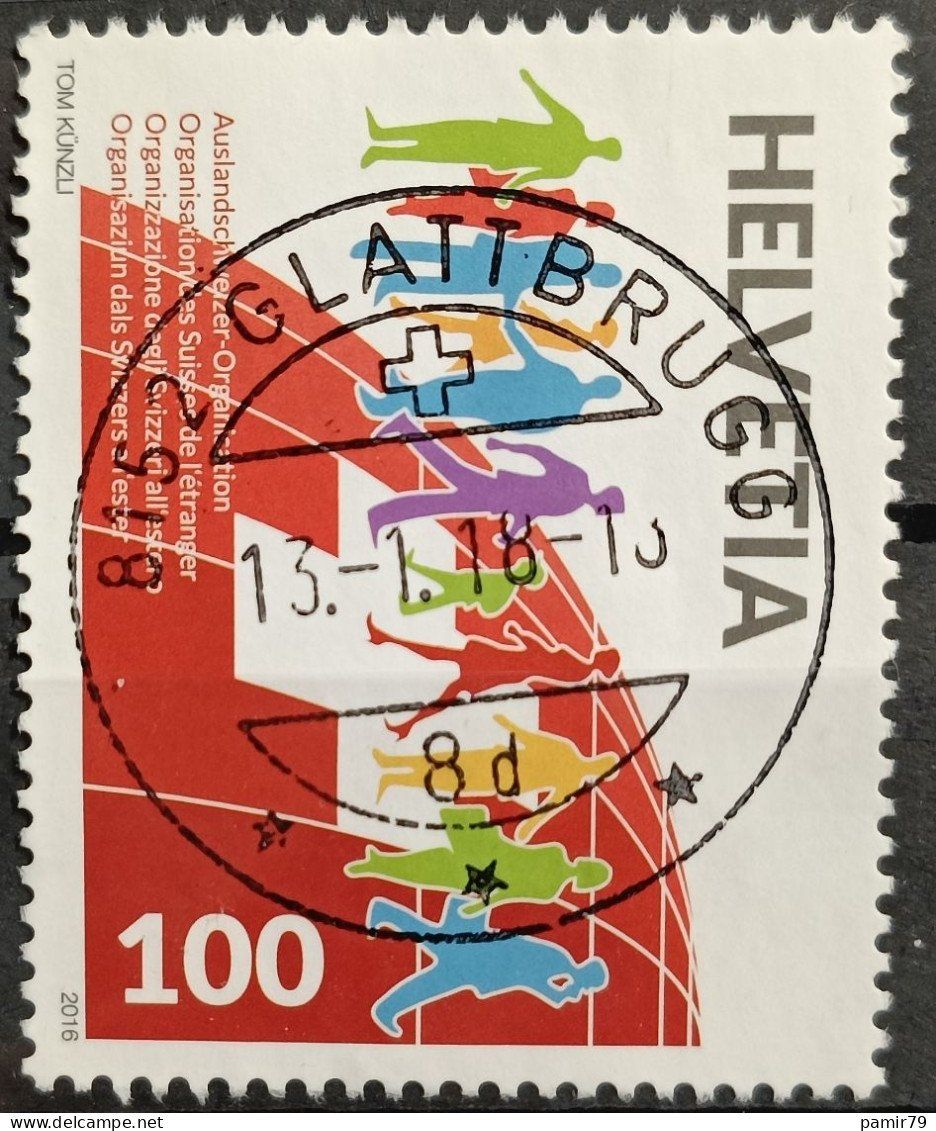 Alle Briefmarken: 2016 Auslandschweizer Organisation Top Stempel – Gebraucht aus Dübendorf von goeggi79