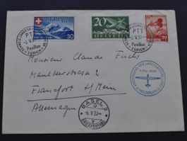Seltener Flugpost Brief 1939   B1208N