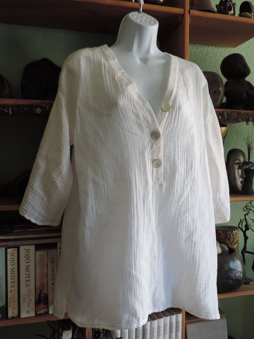 Blusen: chemisier blanc Blanc du Nil – Gebraucht aus Genève von Axelle333 6