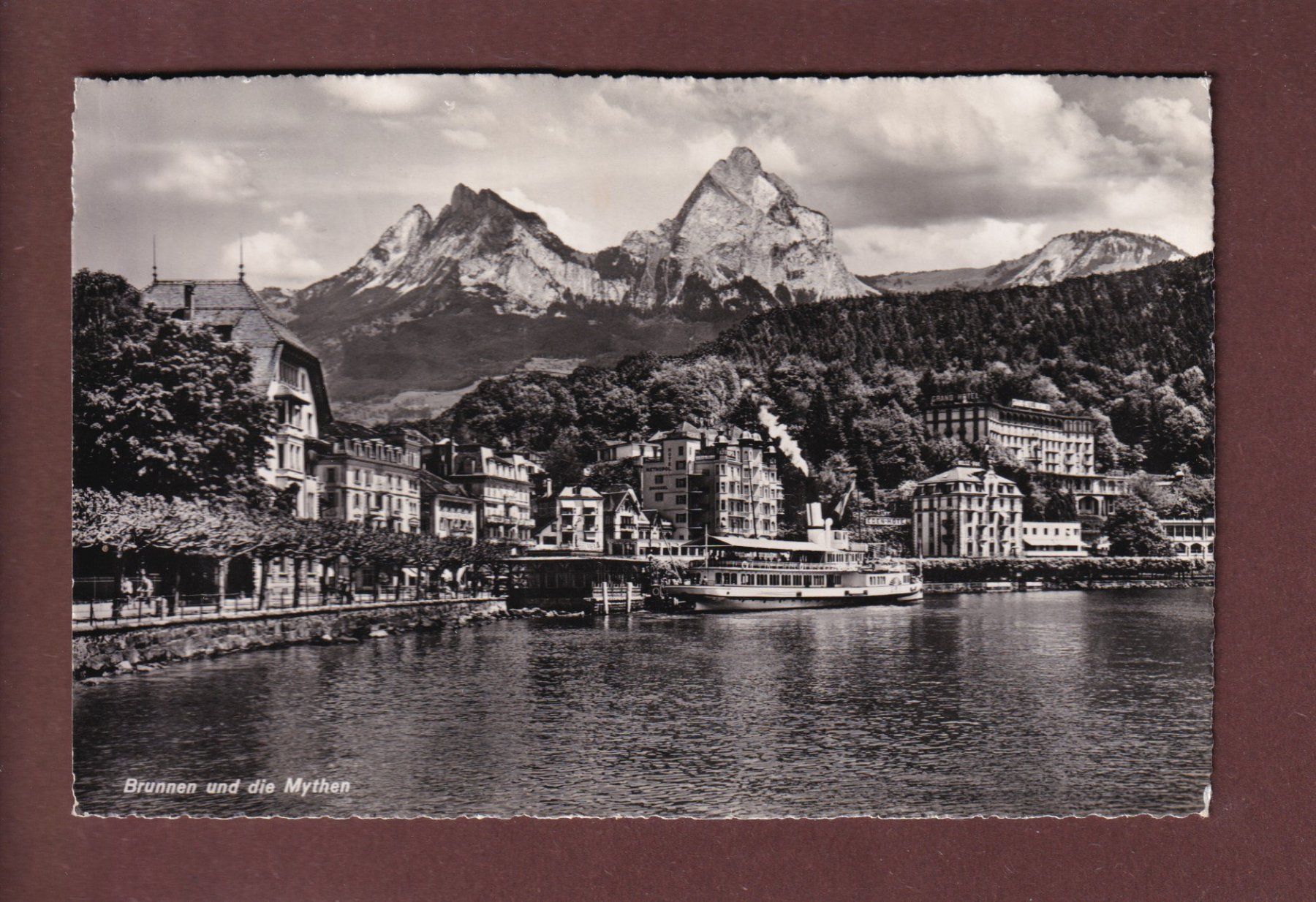 Cartes postales: BRUNNEN - Schiff - 1946 – D'occasion à Pully par nicecards