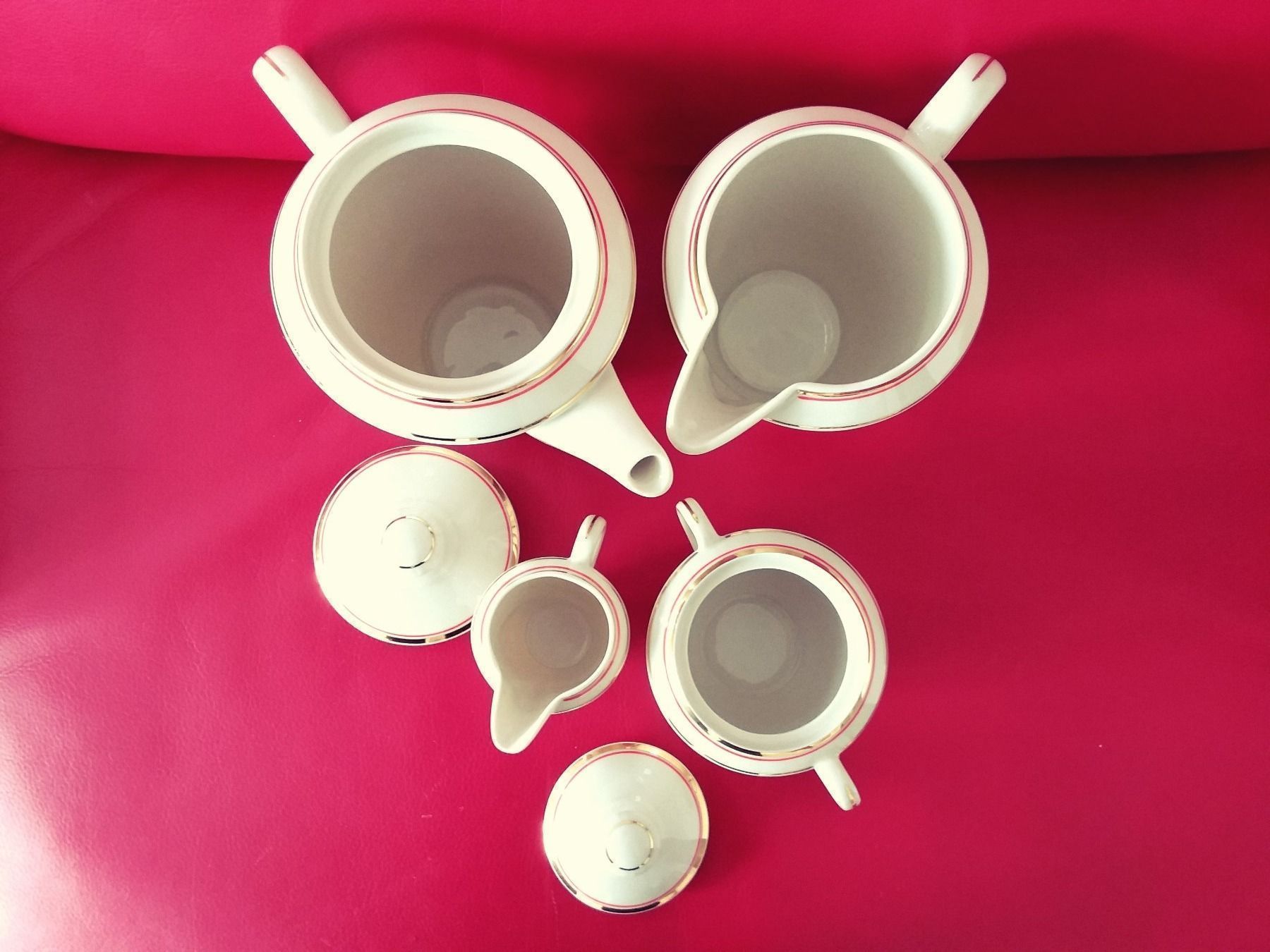 Geschirrsets: KAFFEE - SERVICE / LANGENTHAL Jh. 55 – Neu (gemäss Beschreibung) aus Minusio von Todesca 6