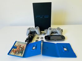PlayStation 2, + 2 manettes, PS Vita  + 6 jeu et chargeur