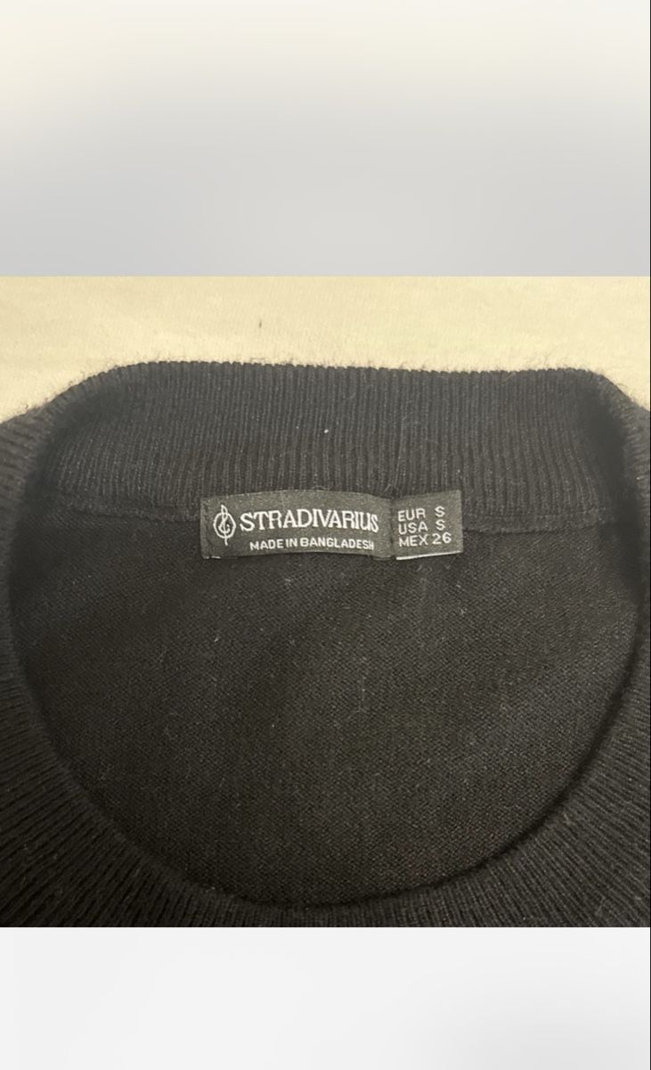 Stradivarius Maglioni & Felpe: Schwarzer Strickpullover von Stradivarius, Grösse S – Usato da Horgen venduto da sim_ksn9 1