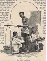 Holzstich 1894, China, Tee kosten