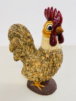 seltene "Güggel" (Hahn) Dekofigur mit Sonnenblumenkernen