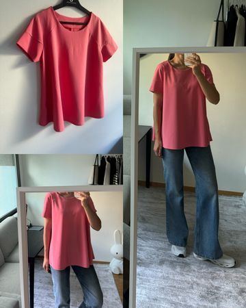 Beautiful pink top like new! (size M) 