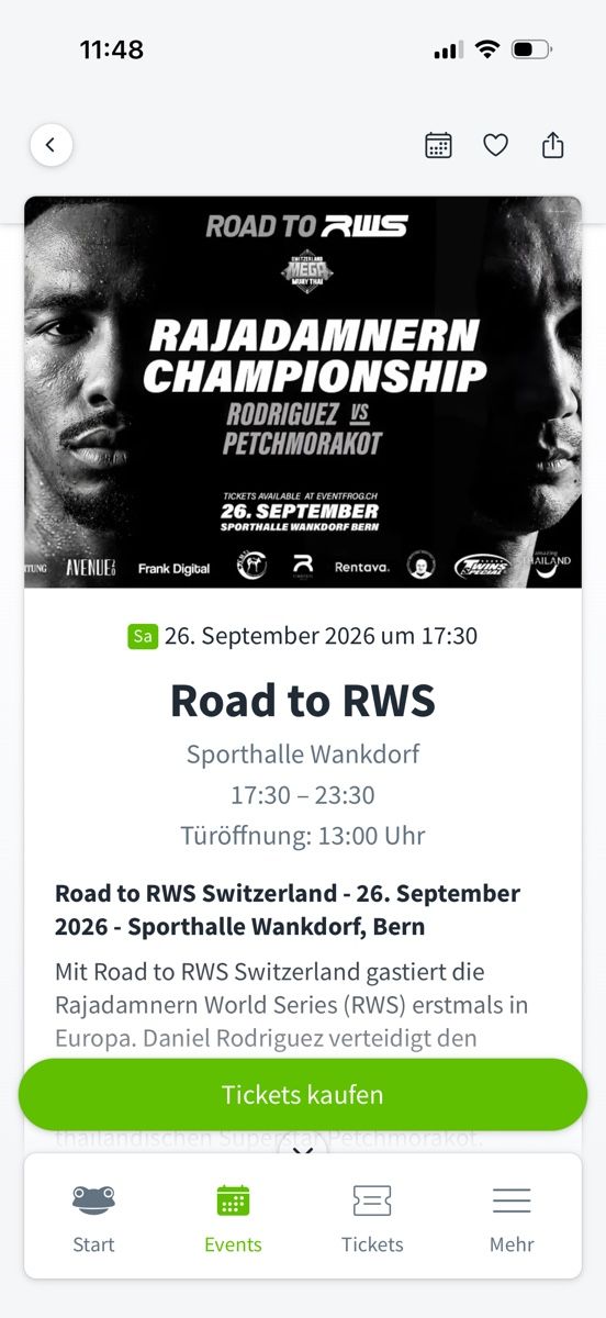 Biglietti: Road to RWS – Nuovo e nell'imballaggio originale da Kehrsatz venduto da Kabis1