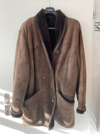 Herren Lammfellmantel Gr. 54