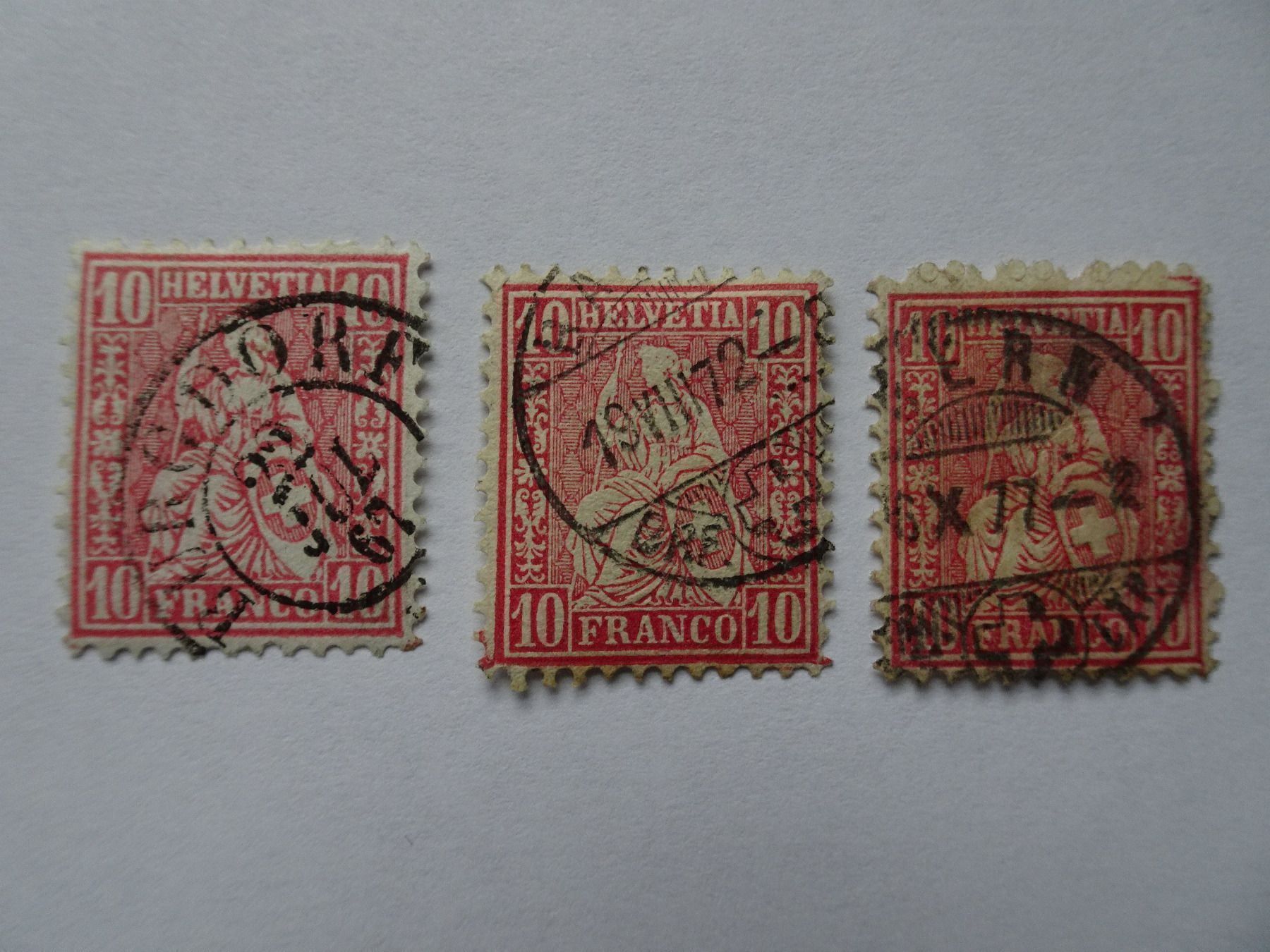 Tous les timbres: Vollstempel – D'occasion à Aadorf par Chnorli-Furz