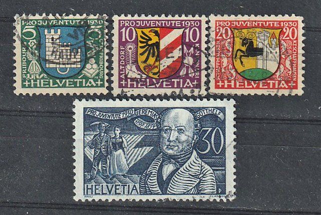 Tutti i francobolli: 1930 Serie Pro Juventute – Usato da Arlesheim venduto da gaugi43