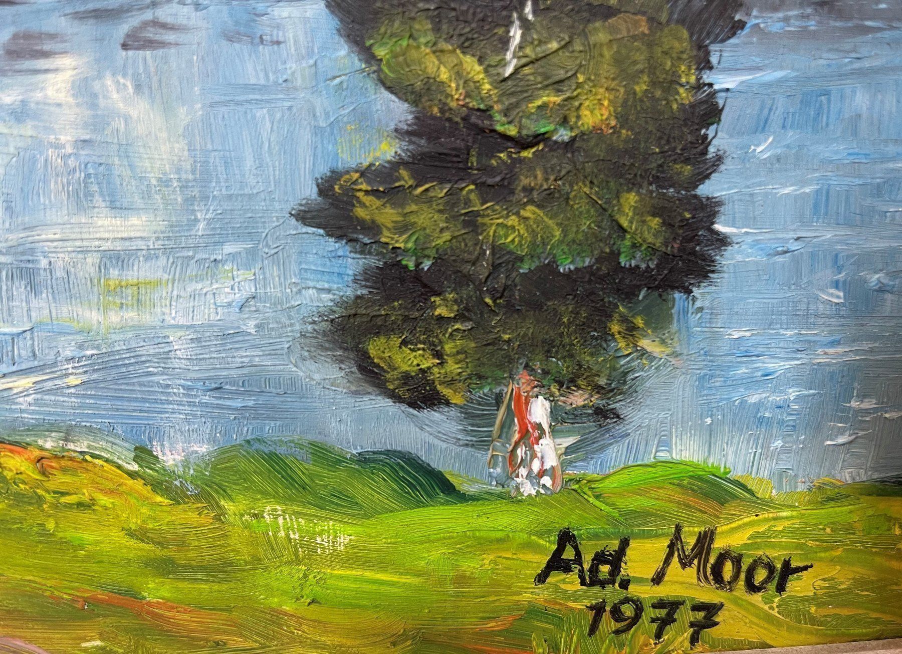 Dipinti: Ad. Moor Gemälde - 64 x 55cm – Usato da Oftringen venduto da Vucki 2