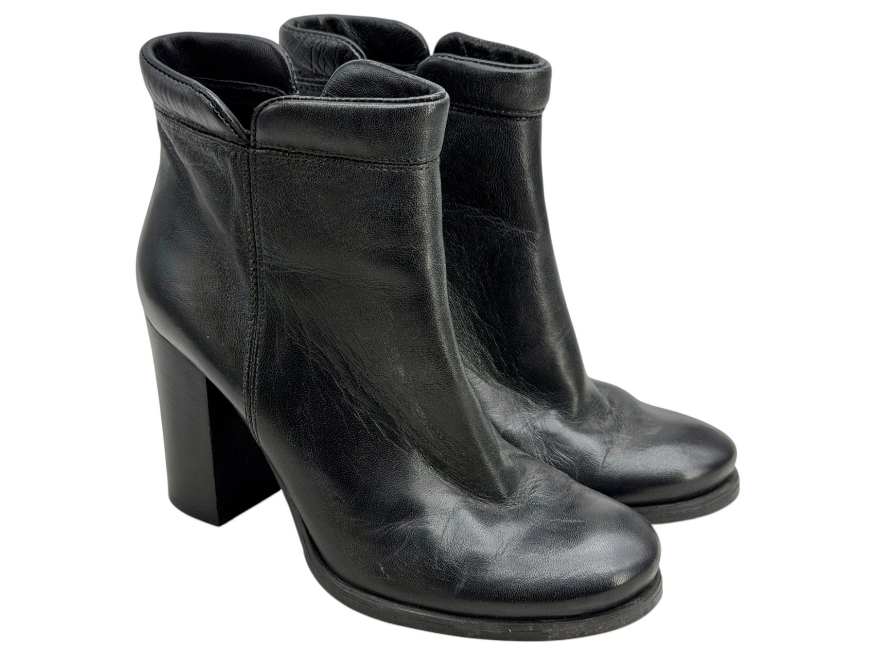 Damenschuhe: Bottines Bata cuir noir. Pointure 39 – Gebraucht aus Cossonay-Ville von PatineDuTemps