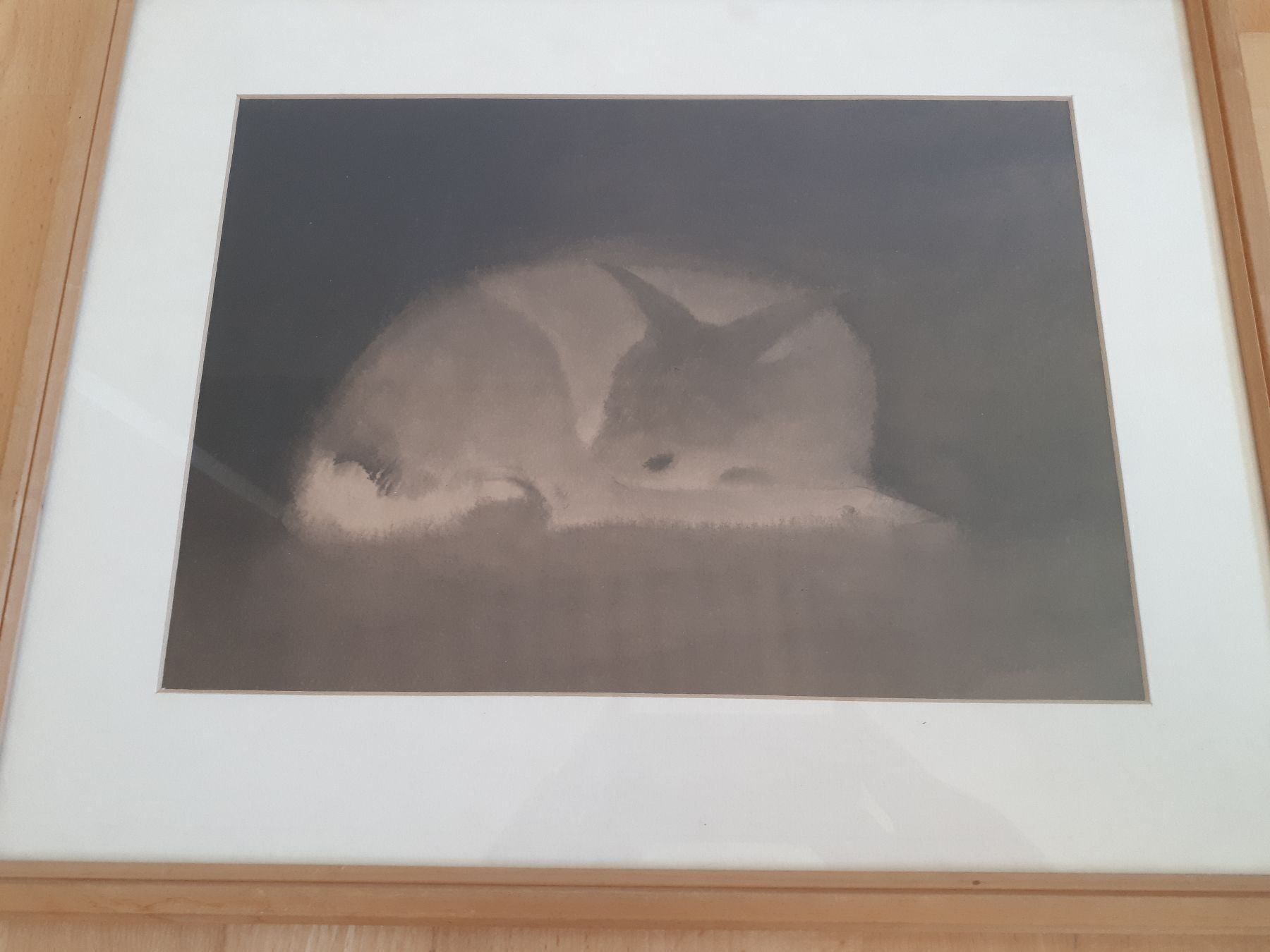 Dipinti: Reinhold Rudolf Junghans Tuschbild Reh – Usato da Dielsdorf venduto da anabur