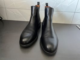 Bottines luxe - Yanko - noires - 44,5 - homme - faites main