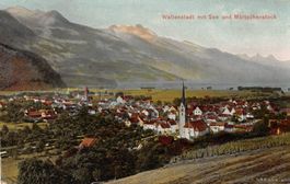 Gruss aus WALENSTADT - Mürtschenstock und See