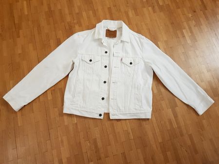 Levi's Premium veste en jean blanche - Taille M - Neuf!