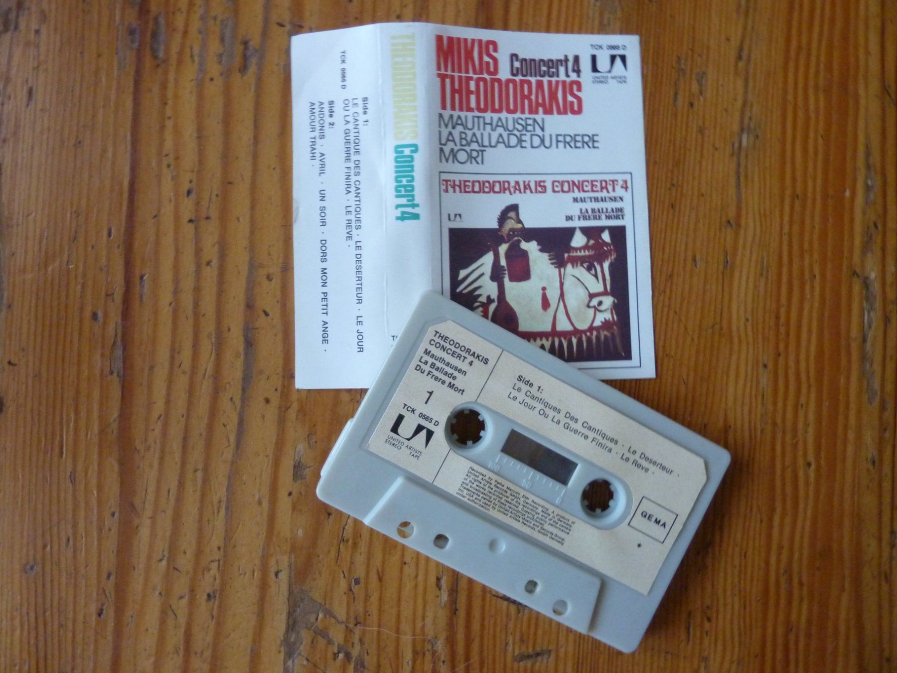 Musicassette: Musikkassette: Mikis Theodorakis – Usato da Effretikon venduto da Lupari 1