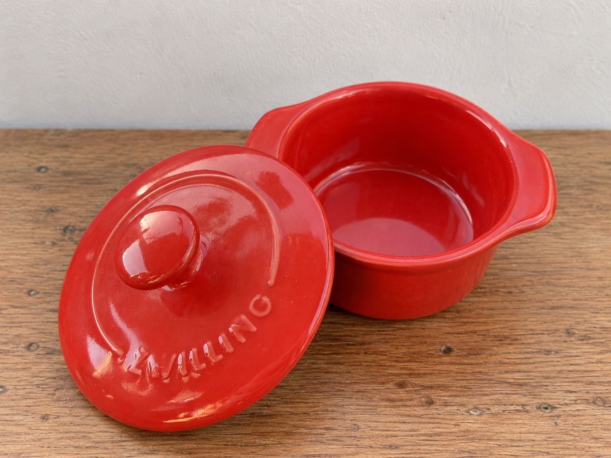 Töpfe: Zwilling Mini Cocotte 2er-Set rot mit Deckel – Gebraucht aus Dachsen von Lor_sch 1