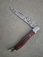 Laguiole Taschenmesser Holzgriff Edelstahl neuwertig