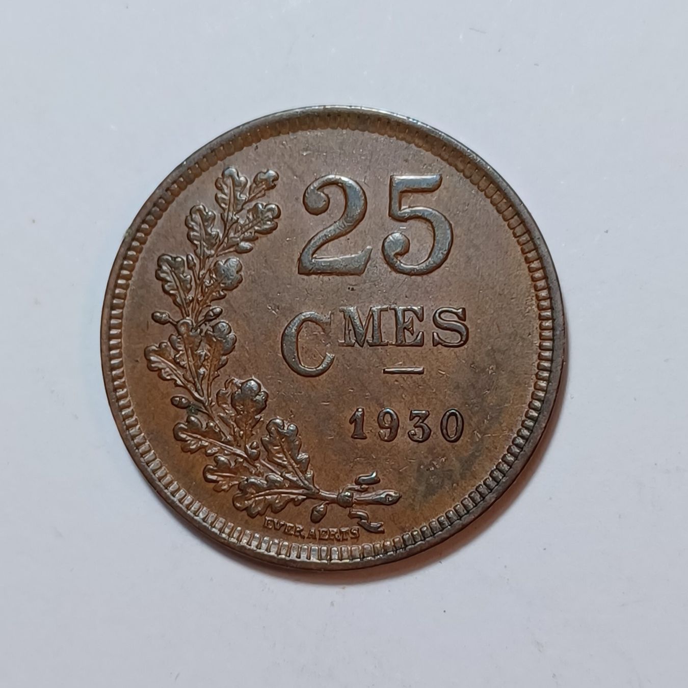 Tutti le monete: 25 Centimes 1930 Luxemburg – Usato da Pfäffikon ZH venduto da Welt_Muenzen