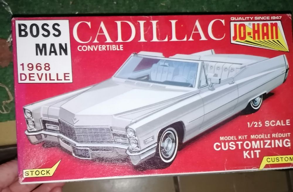 Jo-Han Cadillac Deville Convertible 1968 Bausatz 1:25 (Neu (gemäss