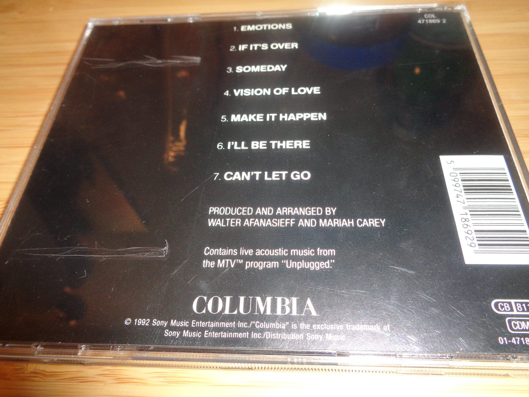 CD: Mariah Carey - Unplugged EP CD – Usato da Olten venduto da Disc-Ausverkauf 1