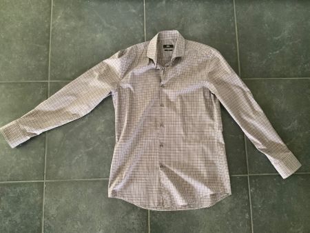 Herren Hemd HUGO BOSS SLIM FIT kariert Grösse 41