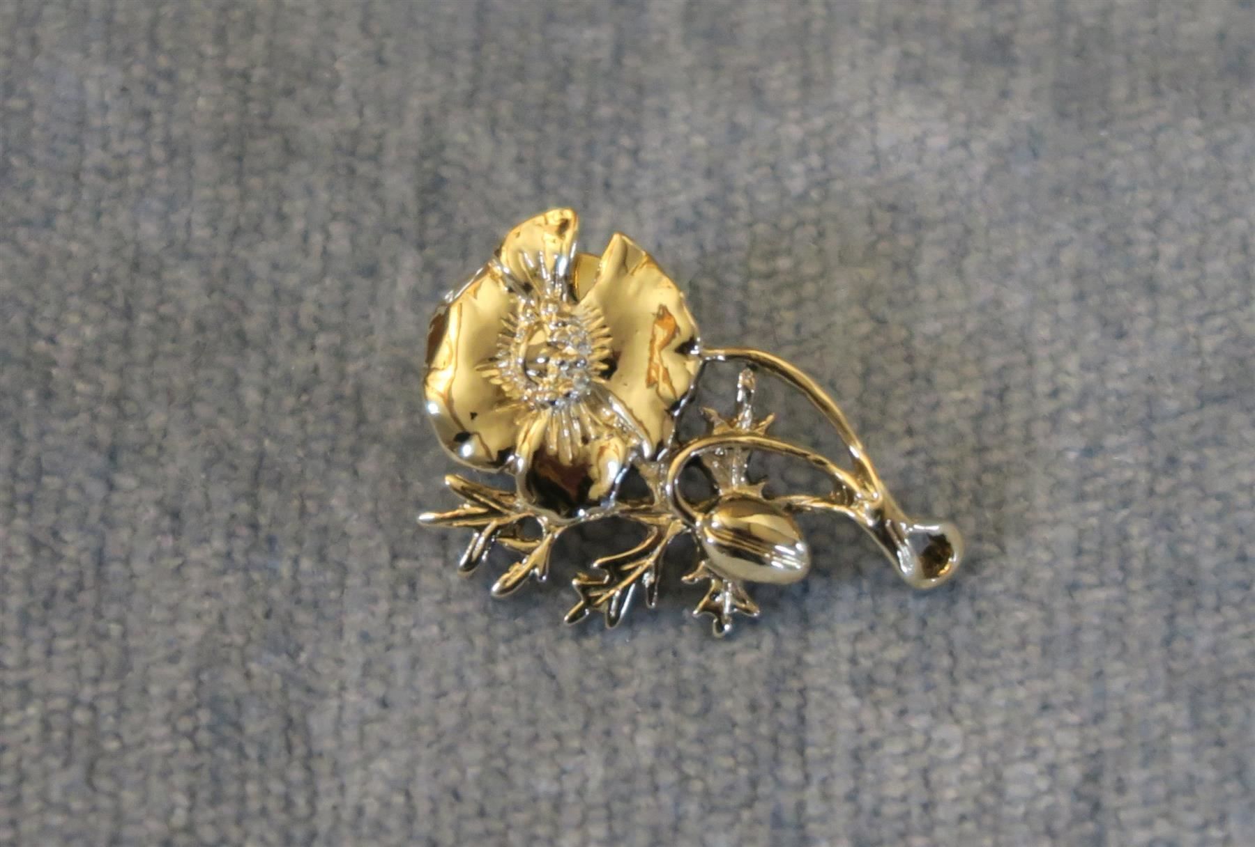 Spille & Fermagli: Brosche/Pin Mohnblume von MASJ – Usato da Brittnau venduto da marlenestone