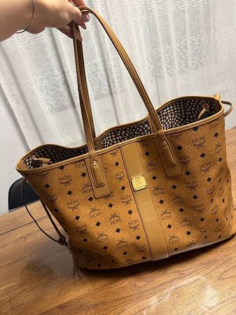 MCM Shopper Project Visetos Shopper Large - cognac