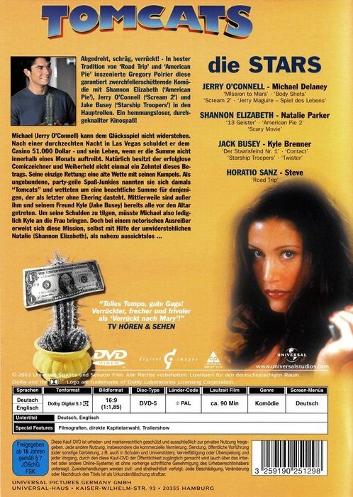 Tutti i DVDs: Tomcats – Nuovo (secondo la descrizione) da Volketswil venduto da Fraese1 1