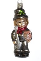 Weihnachtskugel - Glasornament "Neujahrsglück - Kaminfeger"