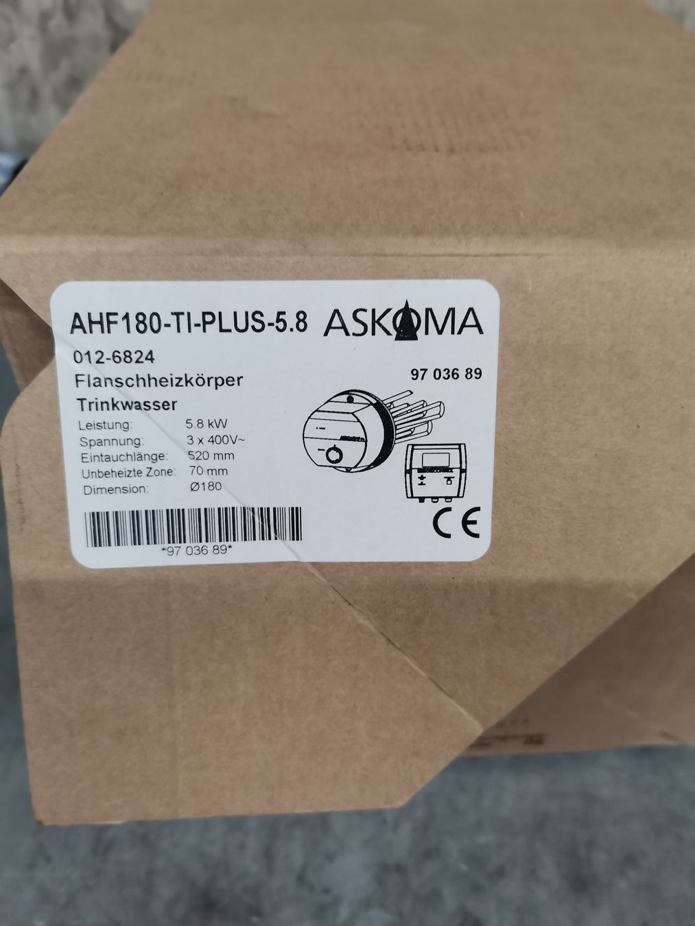 Radiatori: Askomo PV- Elektroeinsatz – Nuovo e nell'imballaggio originale da Kirchenthurnen venduto da mina34
