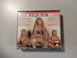 Mozart Verdi Requiem - Barenboim, Barbirolli - Selten!