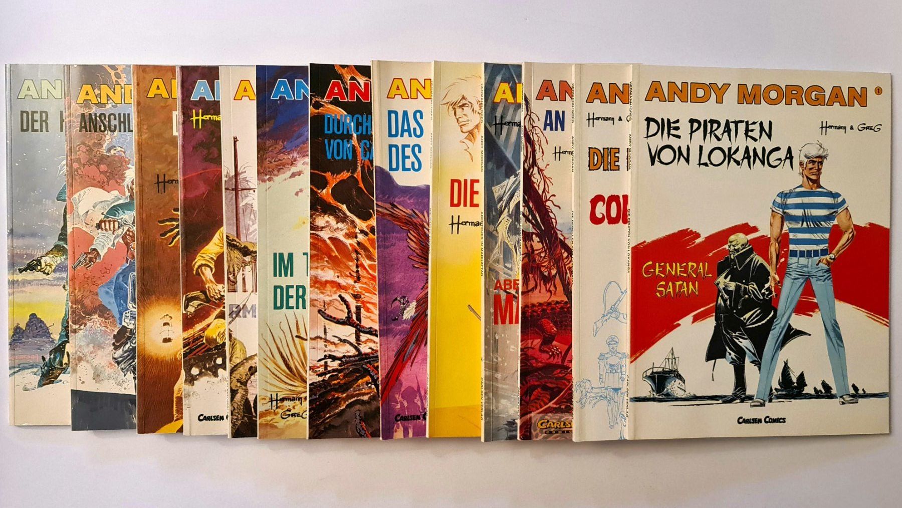 Fumetti: Andy Morgan Comic Sammlung 1-13, Carlsen Comics – Usato da Aesch BL venduto da pri_fp8t