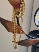 Vergoldete Lange Kette mit Anhänger