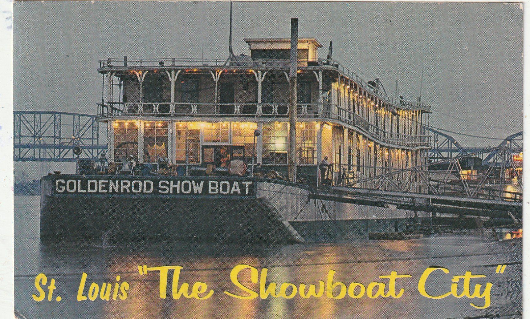 Ansichtskarten: Showboat  ST. Lois – Gebraucht aus Lumbrein von made02