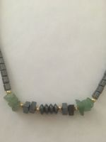 Hämatit Edelstein Kette, echte Steine