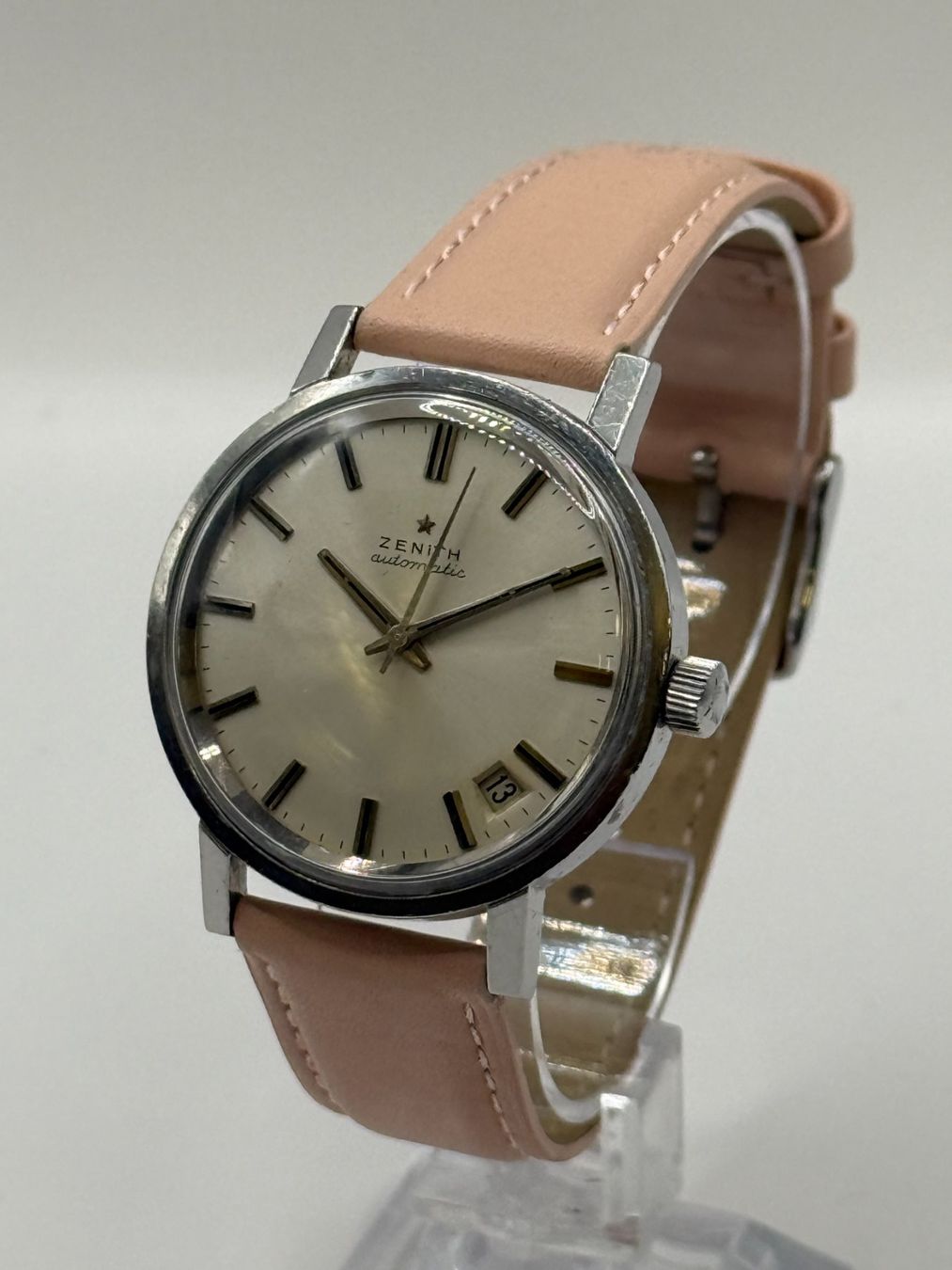 Zenith Orologi: Zenith Automatic Vintage acier cadran champagne – Usato da Bottens venduto da Evergold.ch 1