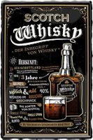 Blechschild-SCOTCH WHISKY