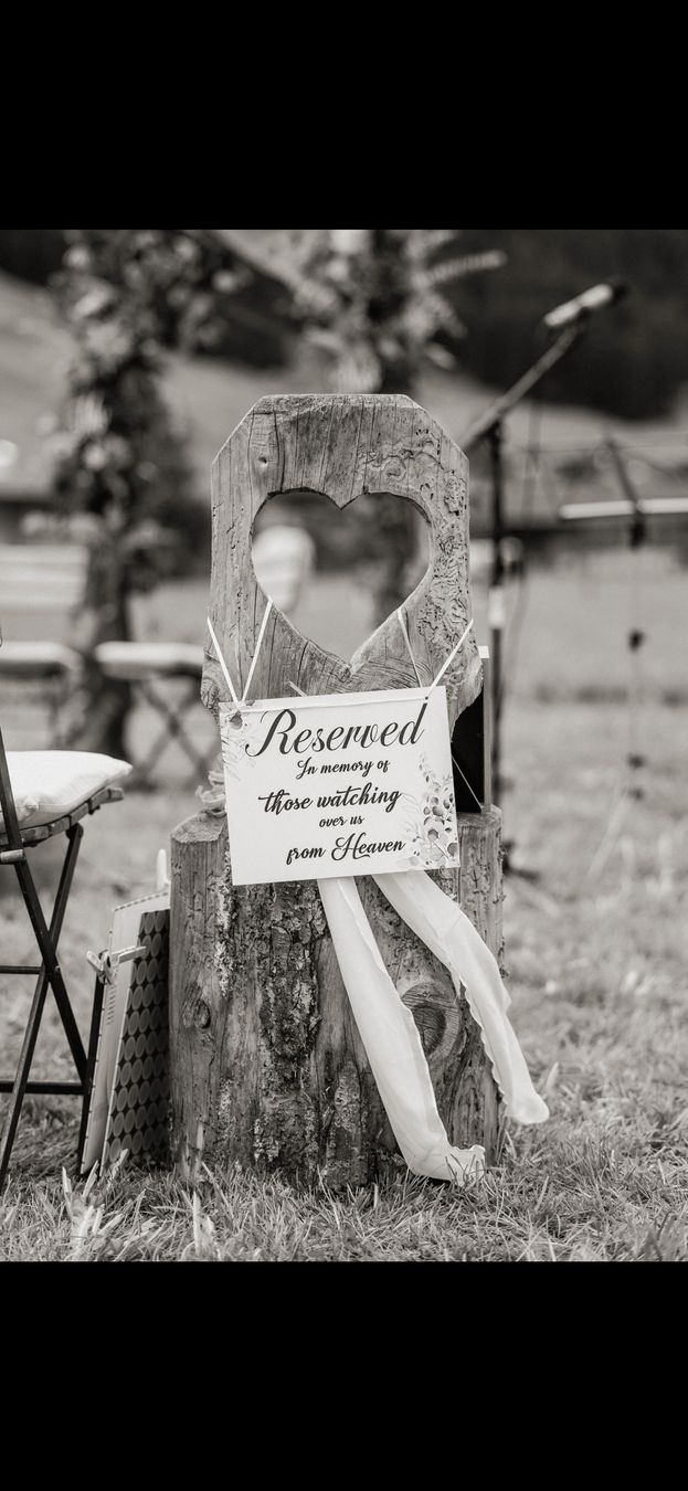 Tutte le decorazioni: Schild "In loving Memory" – Usato da Liestal venduto da michelaa.h