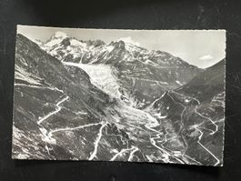AK  ca.1950 Furkastrasse Stempel Eisgrotte    (G1102)
