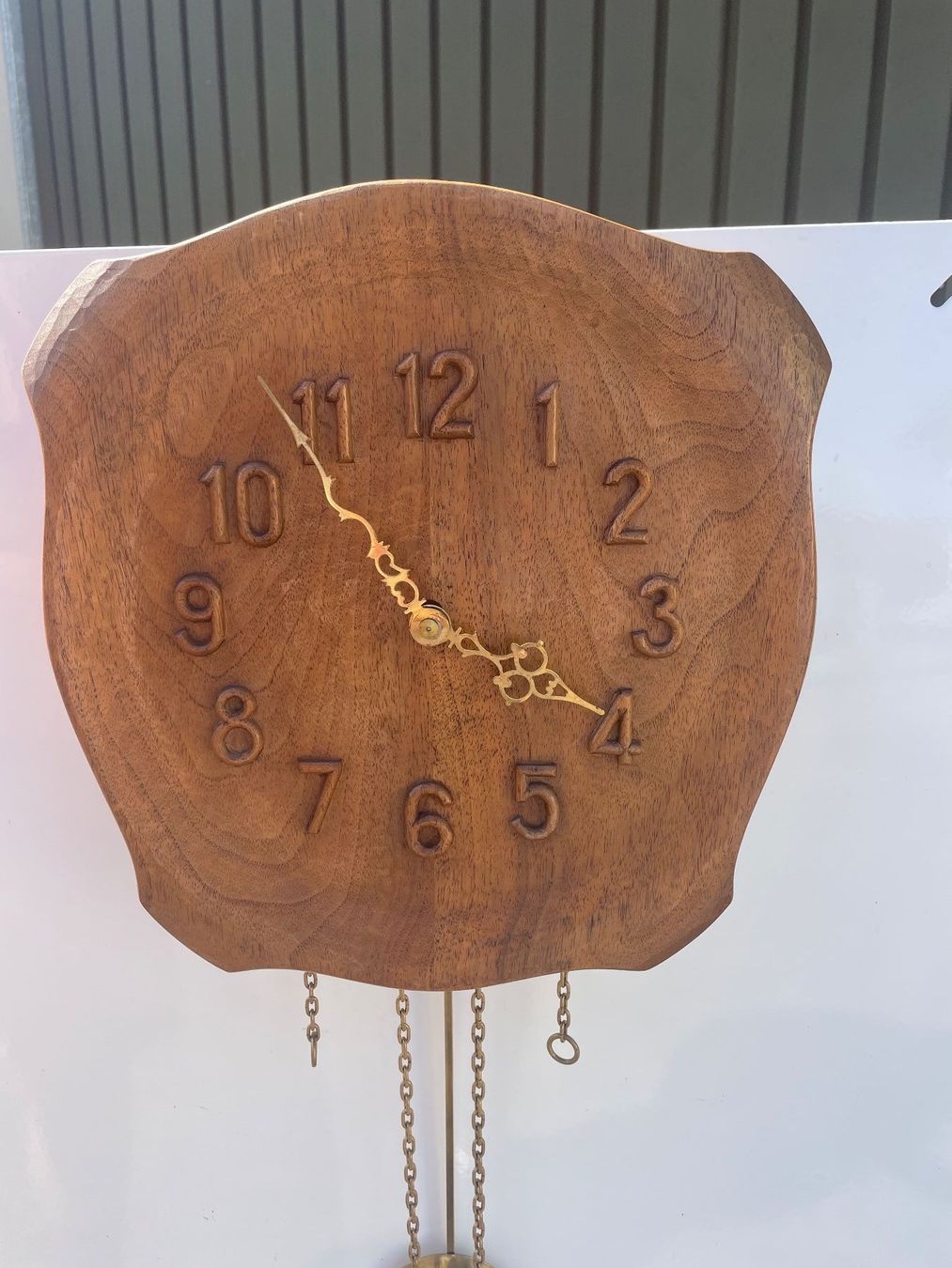Orologi: Wunderschöne Wanduhr mit Gewichten Holz – Usato da wallisellen venduto da Schwendi4 1